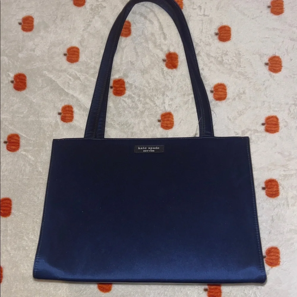 Vintage Kate Spade Sam shoulder Bag in Midnight Navy - Picture 1 of 5